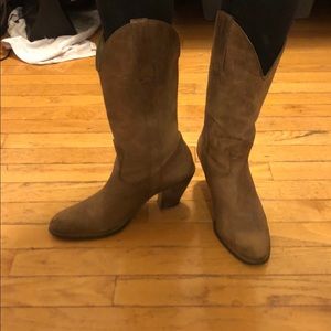 Jessica Simpson distressed cowboy boots